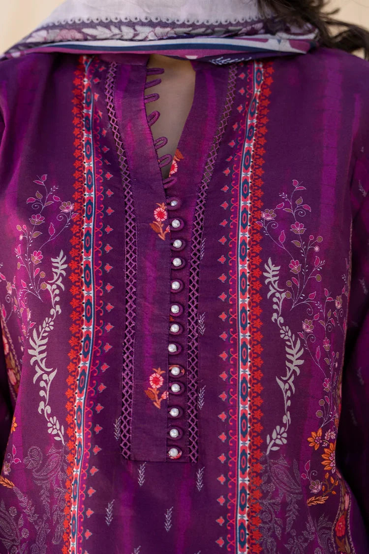 Picture of Ellena - 3-PC Unstitched Printed Lawn Suit - Available at Raja Sahib