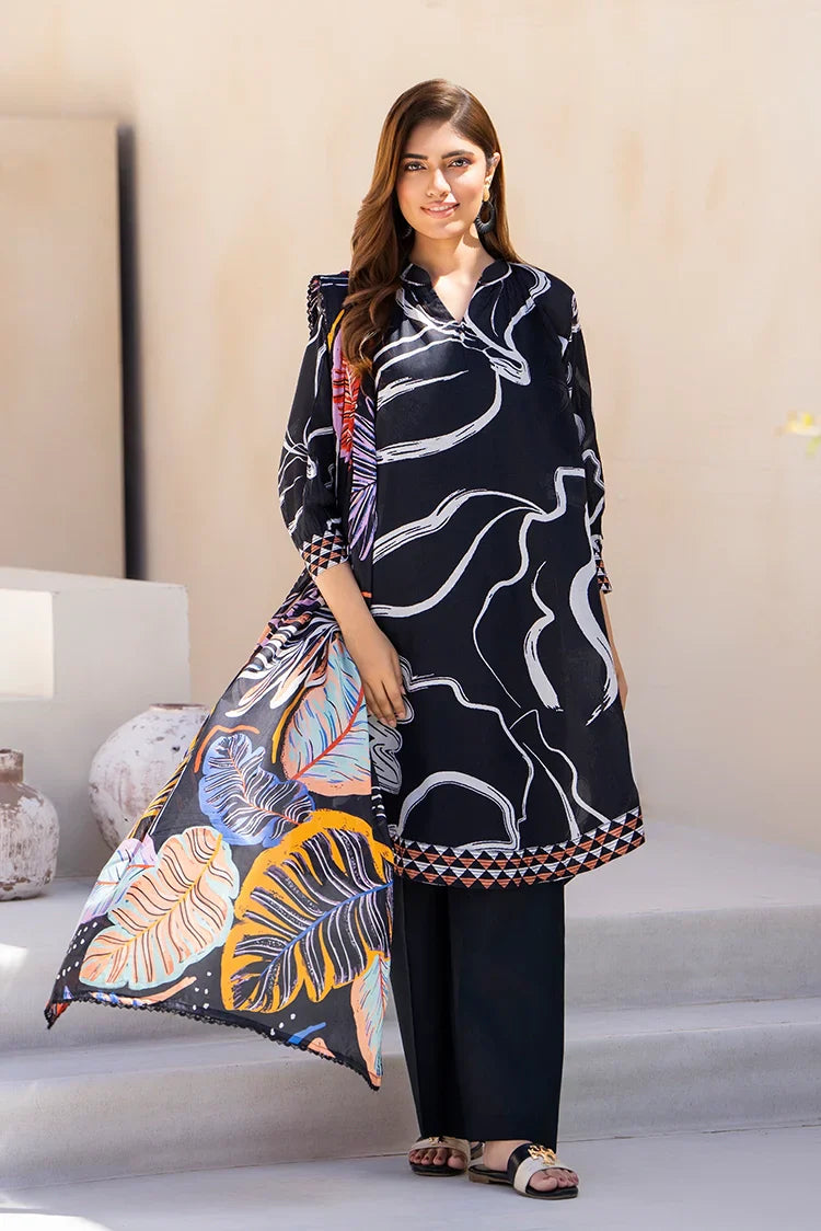 Picture of Ellena - 3-PC Unstitched Printed Lawn Suit - Available at Raja Sahib