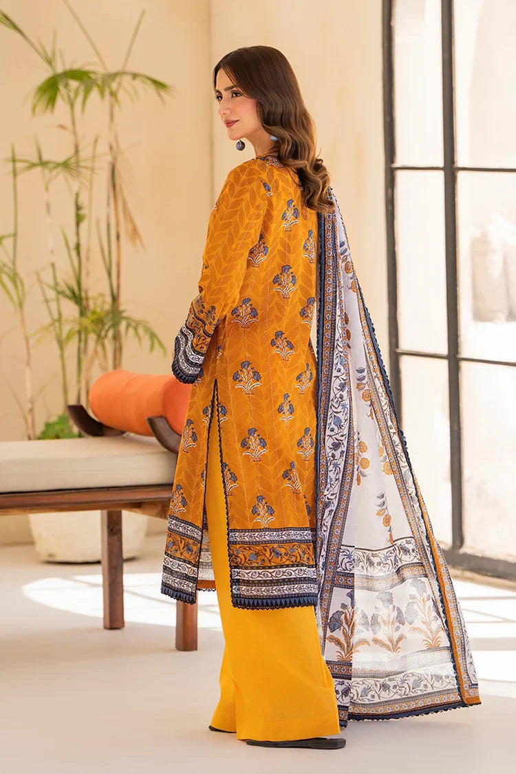 Picture of Ellena - 3-PC Unstitched Printed Lawn Suit - Available at Raja Sahib