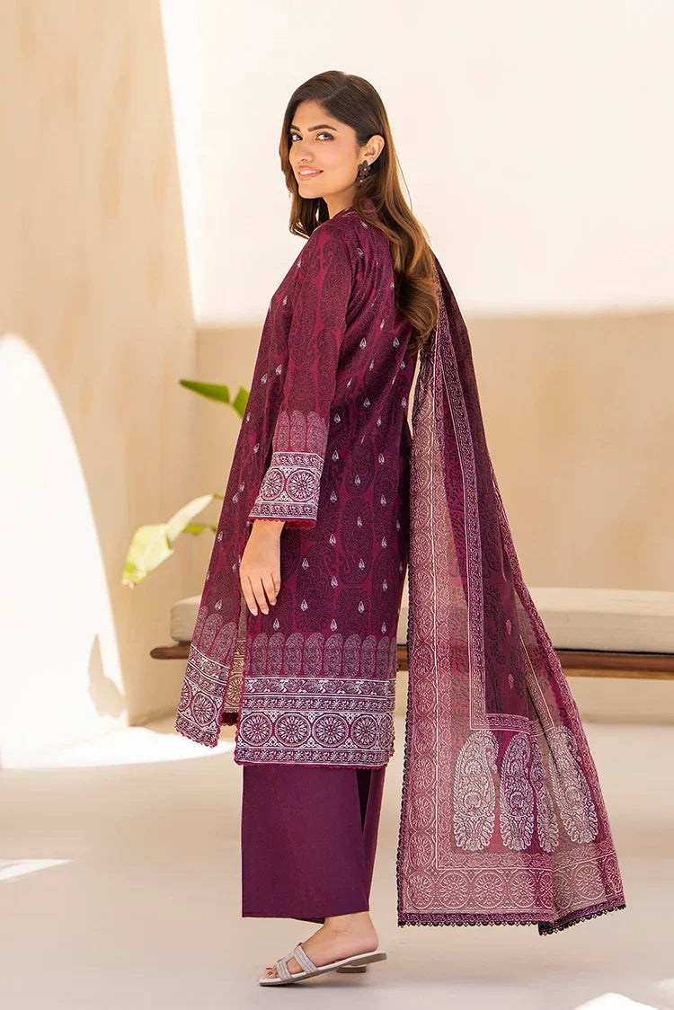 Picture of Ellena - 3-PC Unstitched Printed Lawn Suit - Available at Raja Sahib