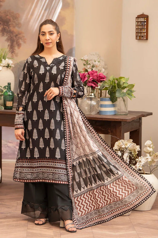 Picture of Ellena - 3-PC Unstitched Printed Lawn Suit - Available at Raja Sahib