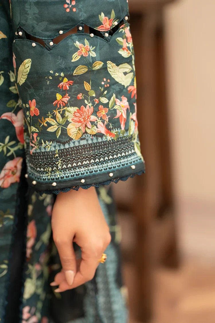 Picture of Ellena - 3-PC Unstitched Printed Lawn Suit - Available at Raja Sahib