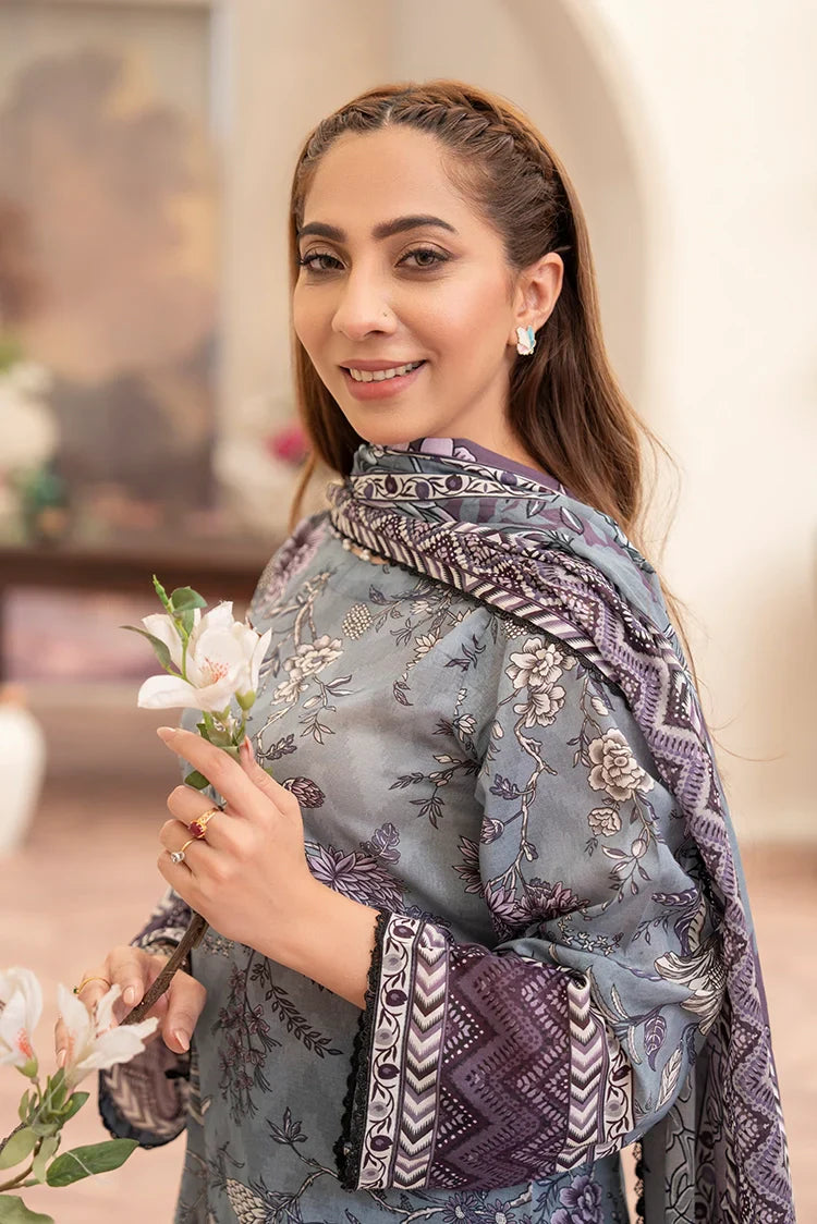 Picture of Ellena - 3-PC Unstitched Printed Lawn Suit - Available at Raja Sahib
