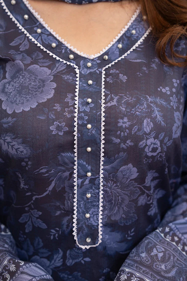 Picture of Ellena - 3-PC Unstitched Printed Lawn Suit - Available at Raja Sahib