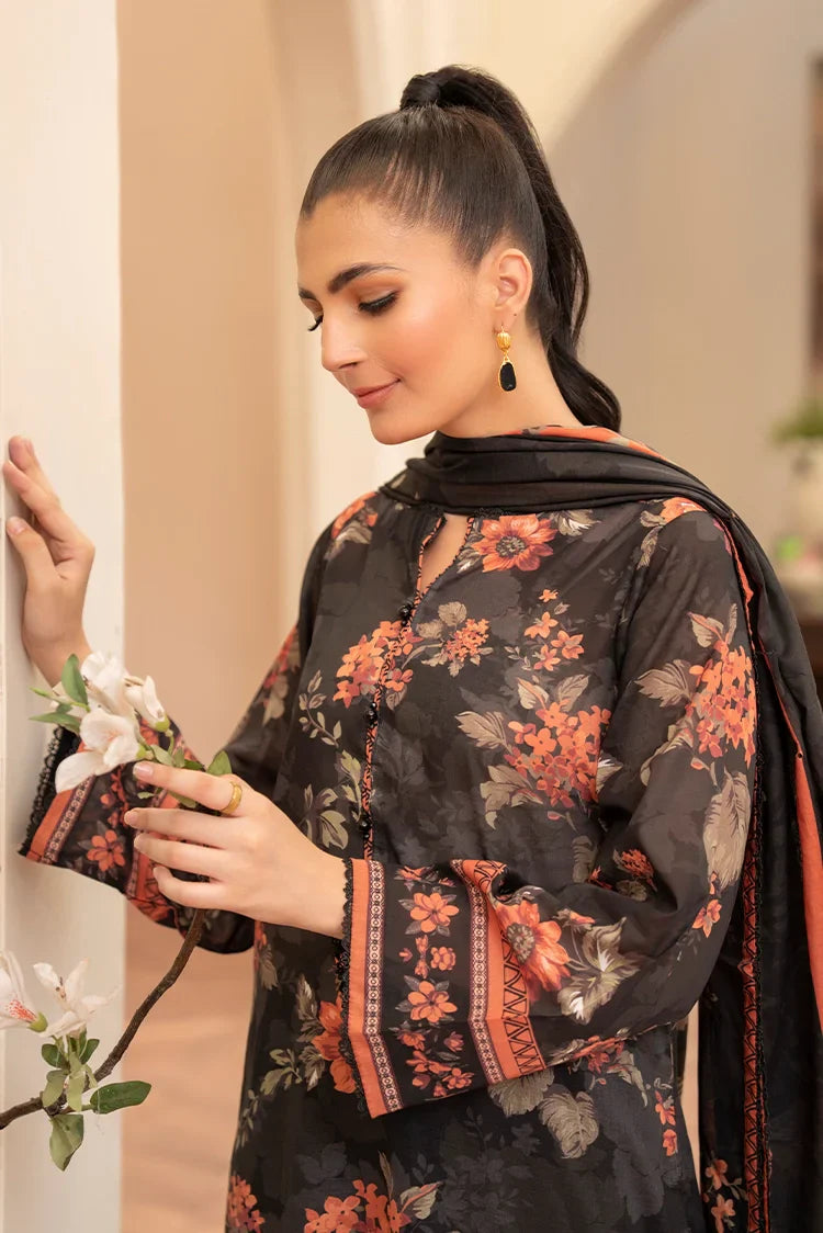 Picture of Ellena - 3-PC Unstitched Printed Lawn Suit - Available at Raja Sahib