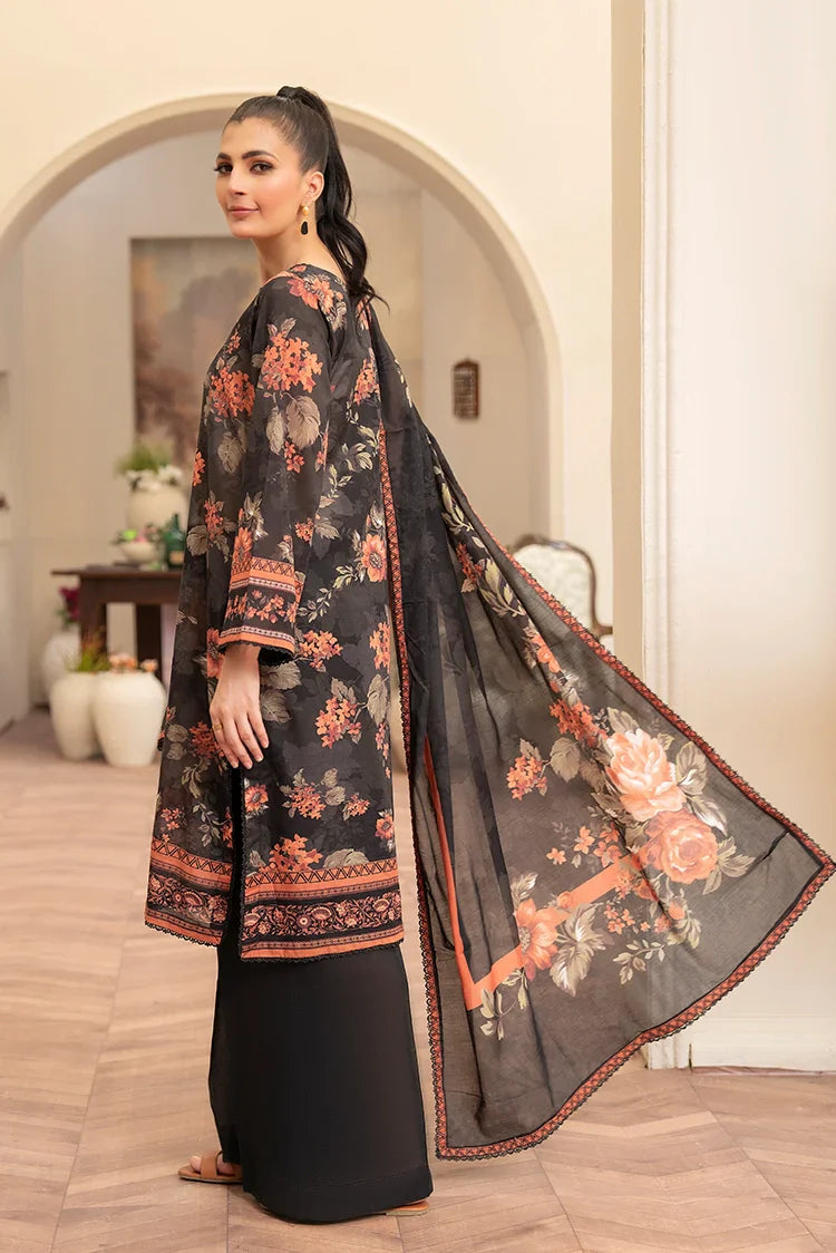 Picture of Ellena - 3-PC Unstitched Printed Lawn Suit - Available at Raja Sahib