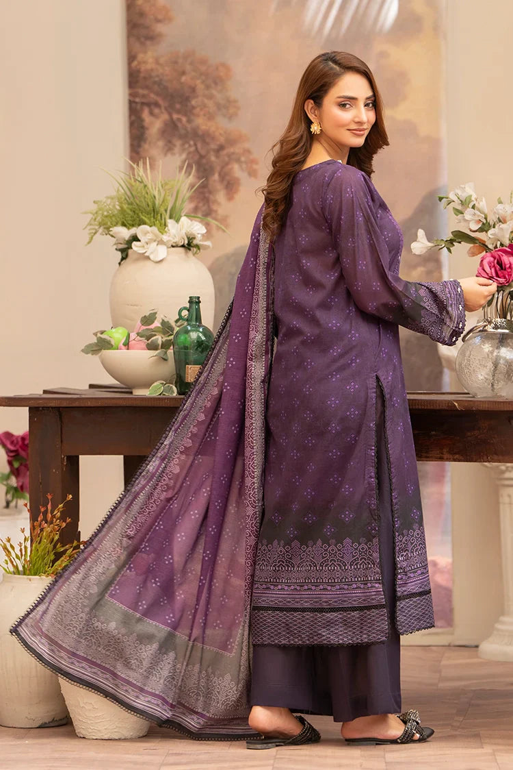 Picture of Ellena - 3-PC Unstitched Printed Lawn Suit - Available at Raja Sahib