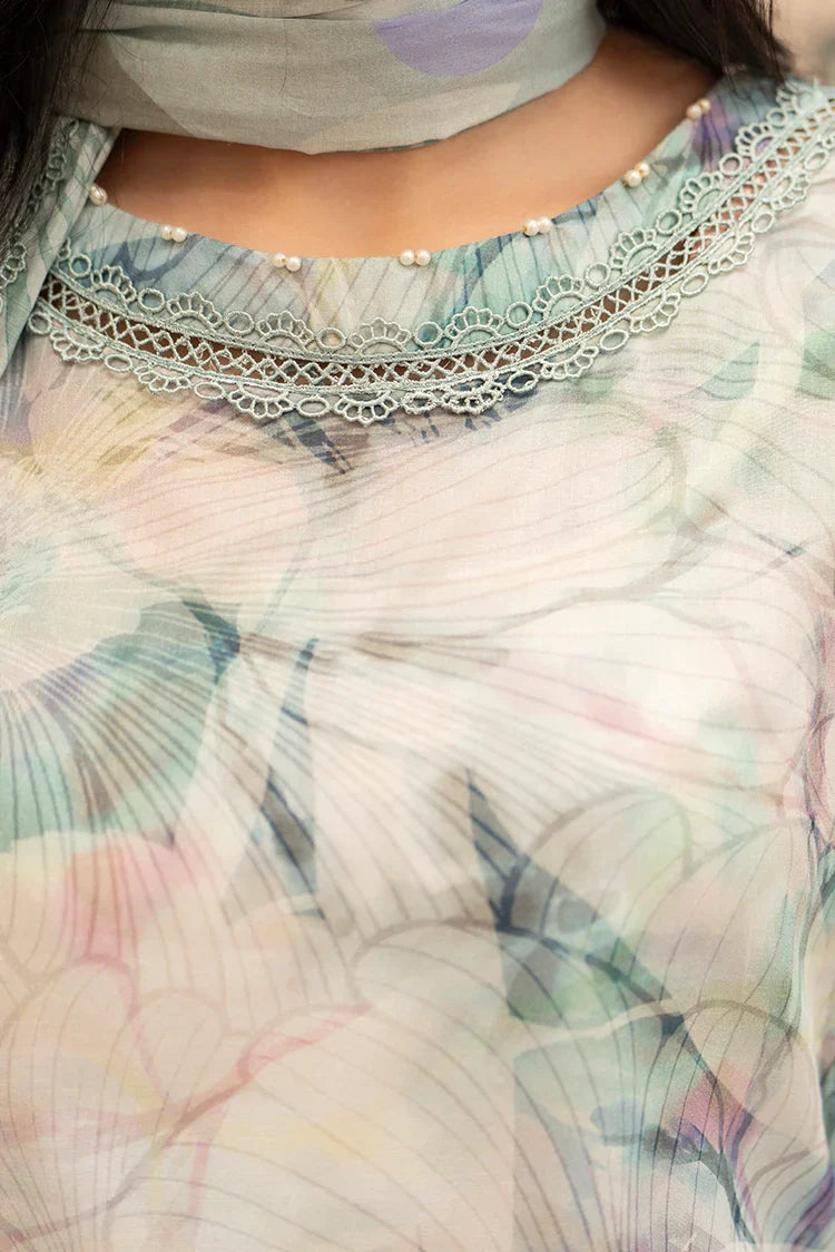 Picture of Ellena - 3-PC Unstitched Printed Lawn Suit - Available at Raja Sahib