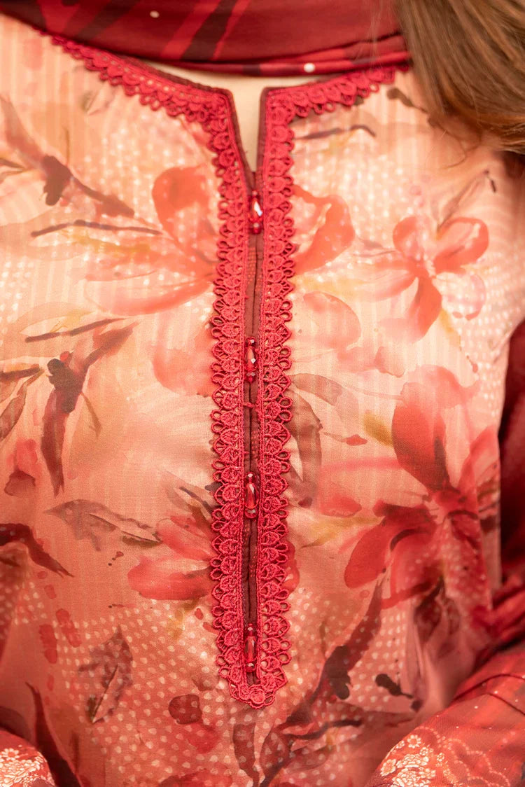 Picture of Ellena - 3-PC Unstitched Printed Lawn Suit - Available at Raja Sahib