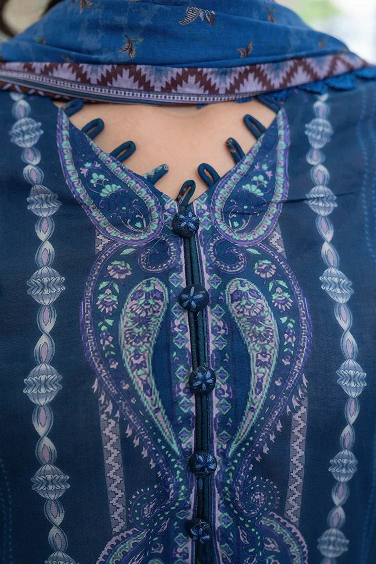 Picture of Ellena - 3-PC Unstitched Printed Lawn Suit - Available at Raja Sahib