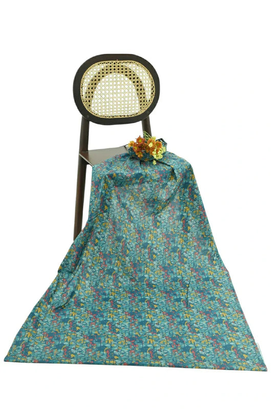 Picture of Ellena - 1-PC Unstitched Printed Cambric Kurti - Available at Raja Sahib