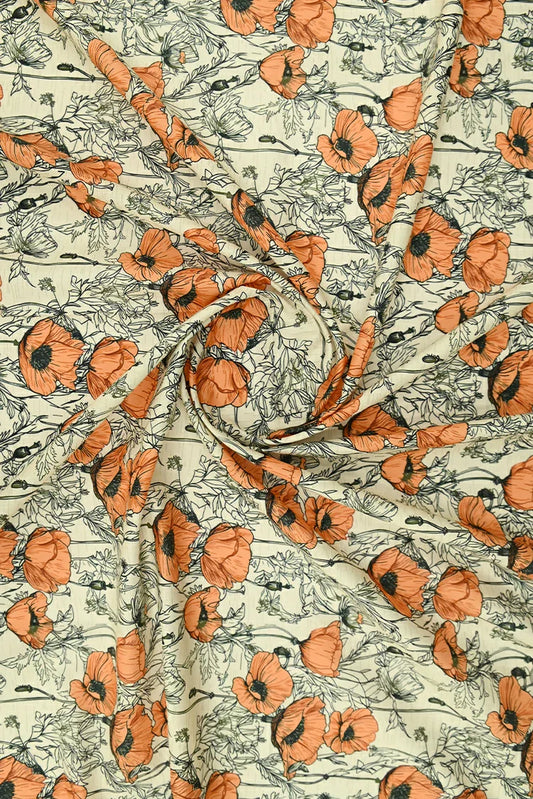 Picture of Ellena - 1-PC Unstitched Printed Cambric Kurti - Available at Raja Sahib