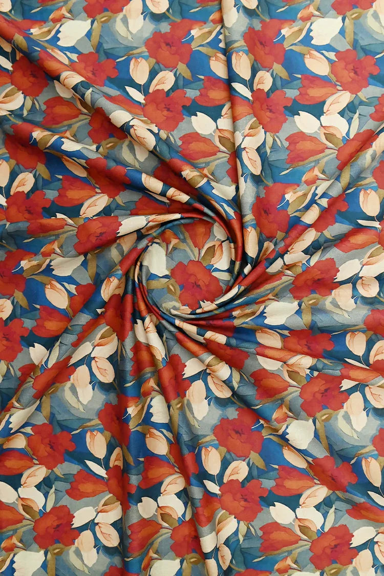 Picture of Ellena - 1-PC Unstitched Printed Cambric Kurti - Available at Raja Sahib