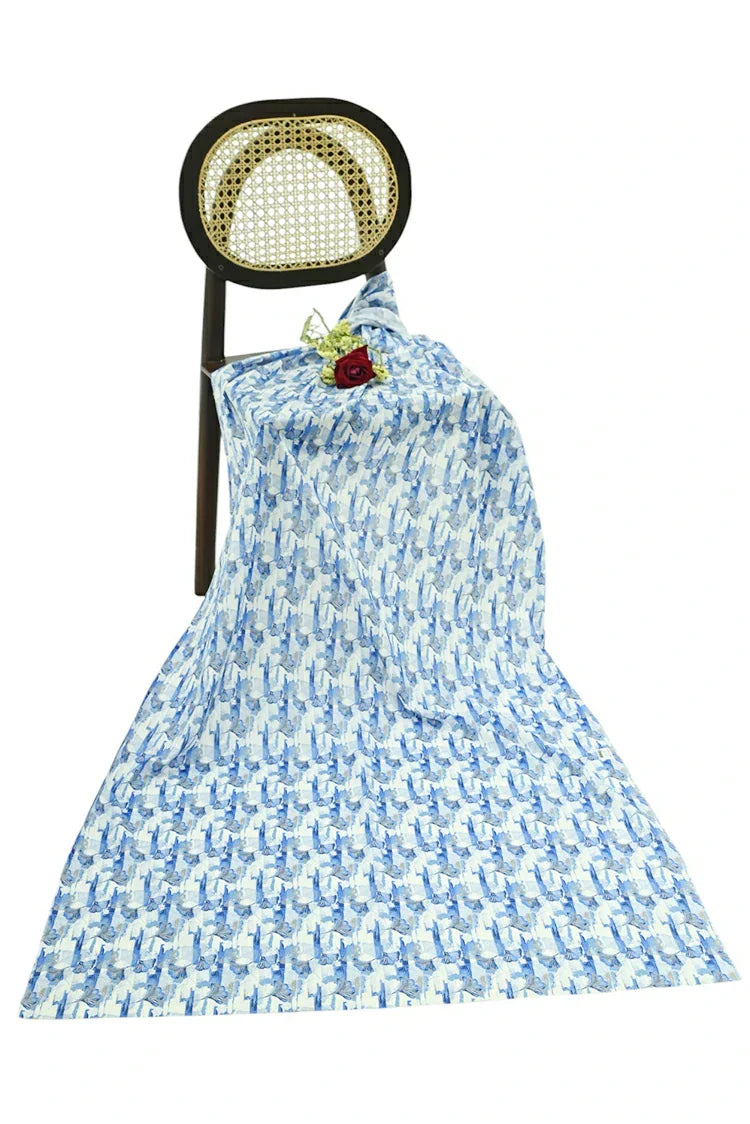 Picture of Ellena - 1-PC Unstitched Printed Cambric Kurti - Available at Raja Sahib