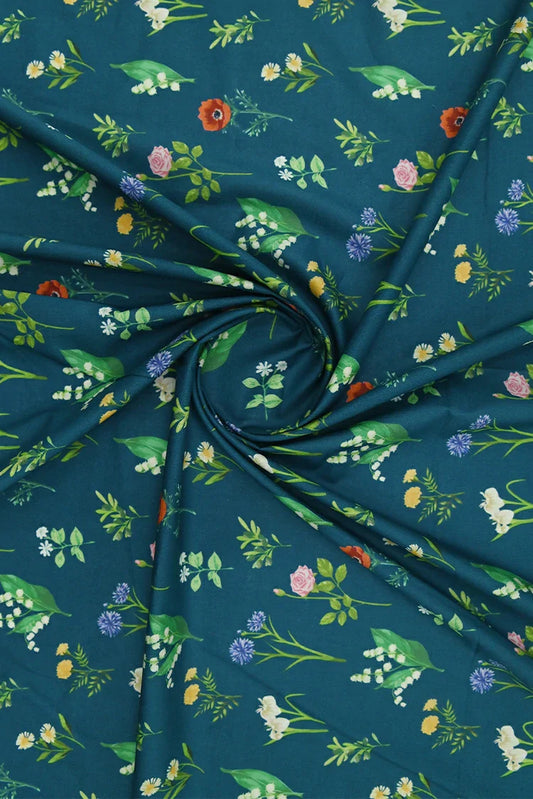 Picture of Ellena - 1-PC Unstitched Printed Cambric Kurti - Available at Raja Sahib