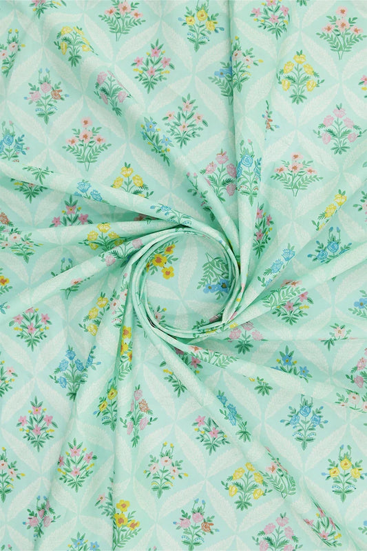 Picture of Ellena - 1-PC Unstitched Printed Cambric Kurti - Available at Raja Sahib