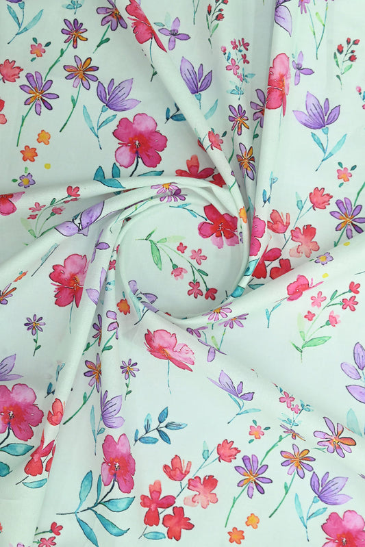 Picture of Ellena - 1-PC Unstitched Printed Cambric Kurti - Available at Raja Sahib