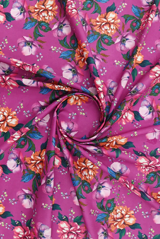 Picture of Ellena - 1-PC Unstitched Printed Cambric Kurti - Available at Raja Sahib