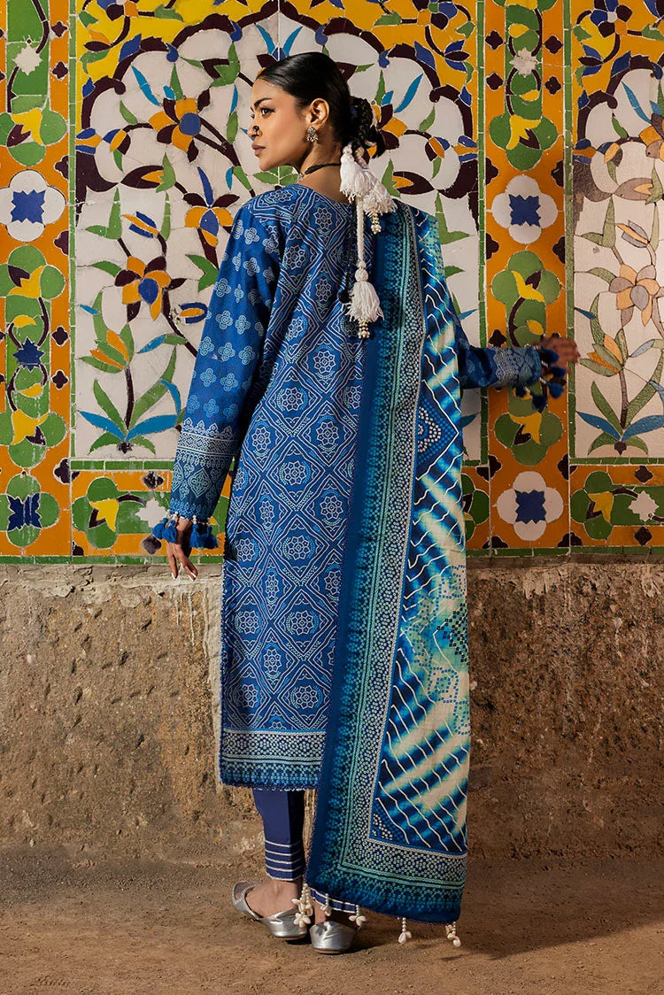 Picture of Ellena - 3-PC Unstitched Printed Lawn Suit - Available at Raja Sahib
