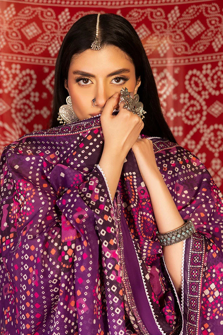 Picture of Ellena - 3-PC Unstitched Printed Lawn Suit - Available at Raja Sahib