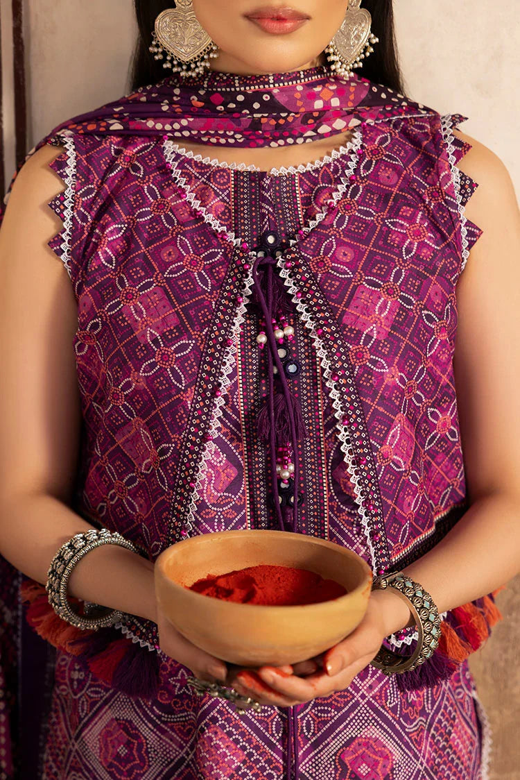 Picture of Ellena - 3-PC Unstitched Printed Lawn Suit - Available at Raja Sahib