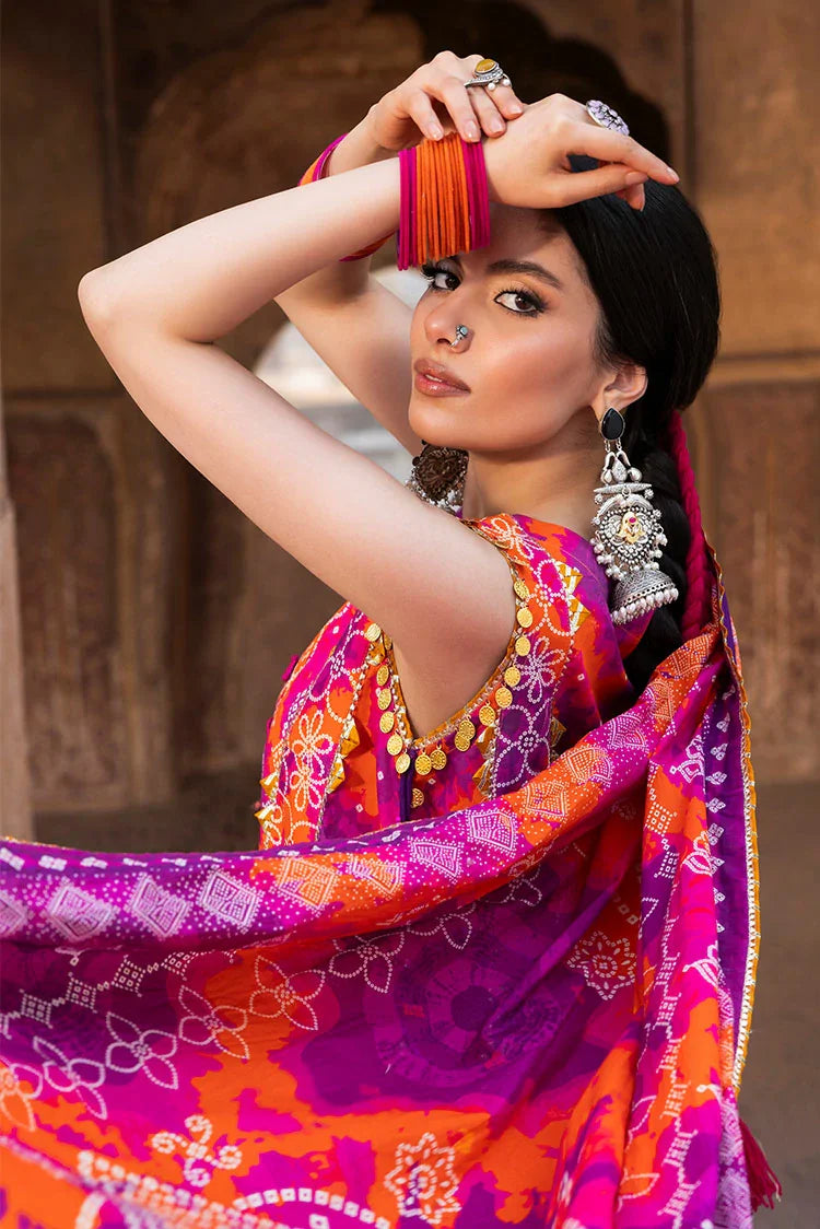 Picture of Ellena - 3-PC Unstitched Printed Lawn Suit - Available at Raja Sahib