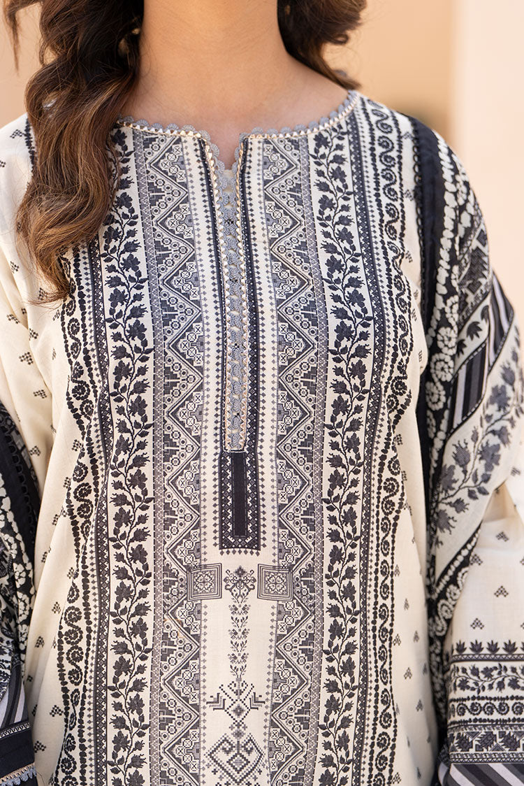 Picture of Ellena - 3-PC Unstitched Printed Lawn Suit - Available at Raja Sahib