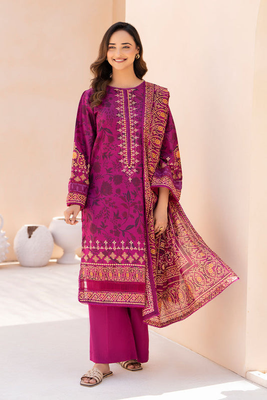 Picture of Ellena - 3-PC Unstitched Printed Lawn Suit - Available at Raja Sahib