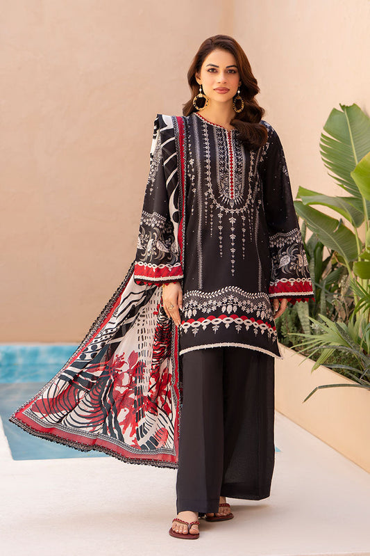 Picture of Ellena - 3-PC Unstitched Printed Lawn Suit - Available at Raja Sahib