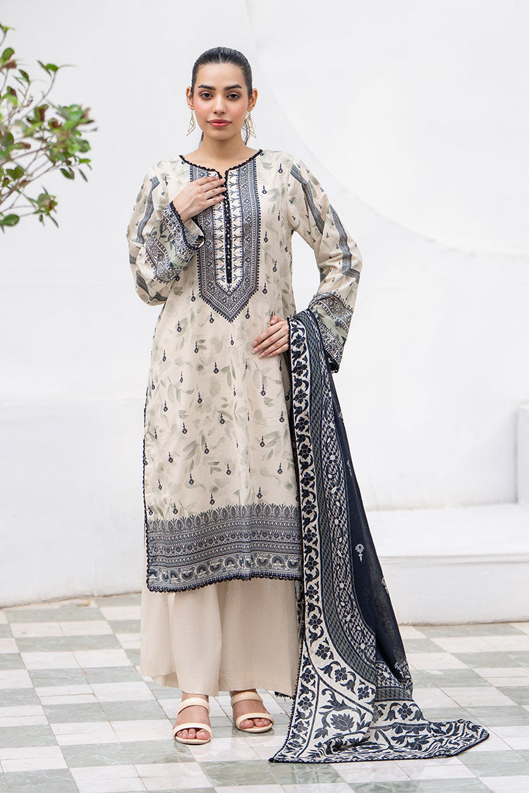 Picture of Ellena - 3-PC Unstitched Printed Lawn Suit - Available at Raja Sahib