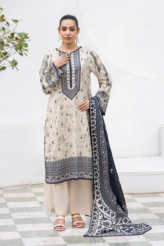 Picture of Ellena - 3-PC Unstitched Printed Lawn Suit - Available at Raja Sahib