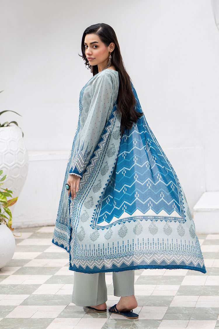 Picture of Ellena - 3-PC Unstitched Printed Lawn Suit - Available at Raja Sahib
