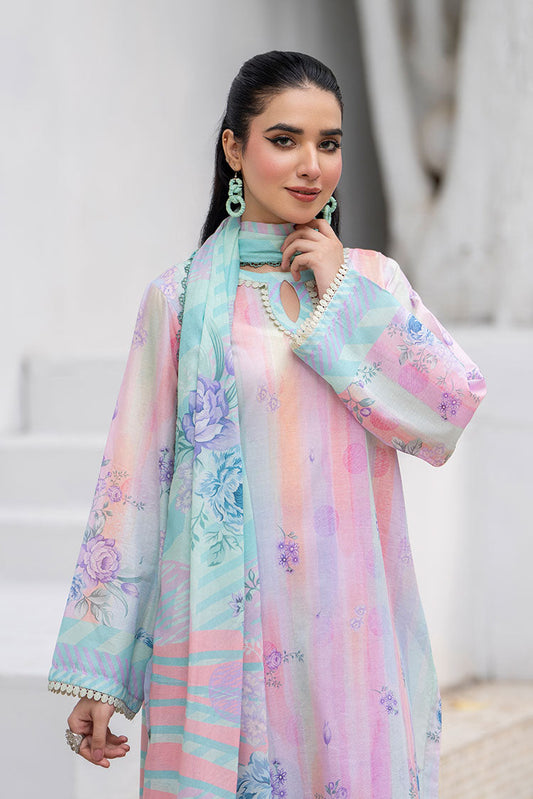Picture of Ellena - 3-PC Unstitched Printed Lawn Suit - Available at Raja Sahib
