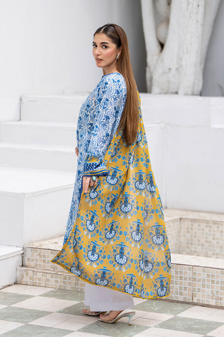 Picture of Ellena - 3-PC Unstitched Printed Lawn Suit - Available at Raja Sahib
