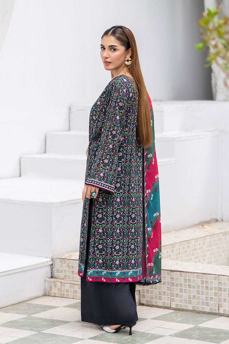 Picture of Ellena - 3-PC Unstitched Printed Lawn Suit - Available at Raja Sahib