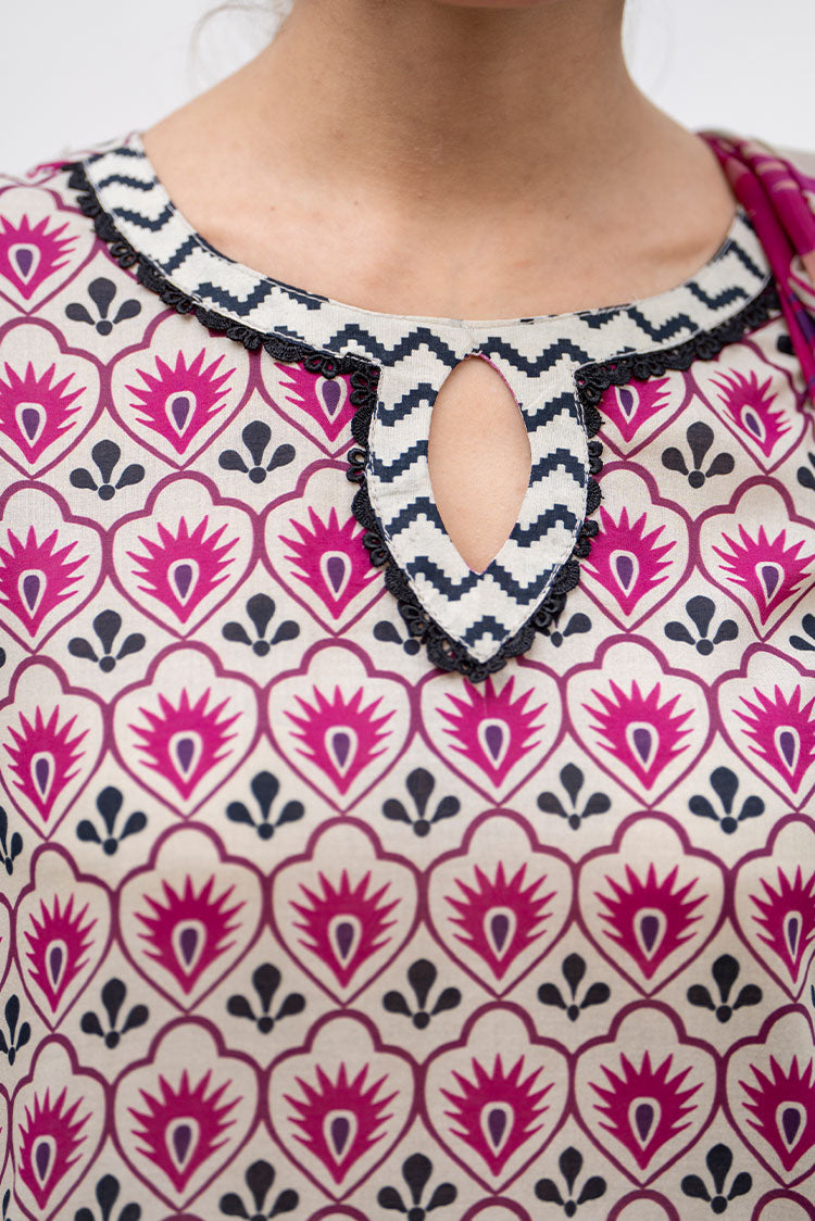 Picture of Ellena - 3-PC Unstitched Printed Lawn Suit - Available at Raja Sahib