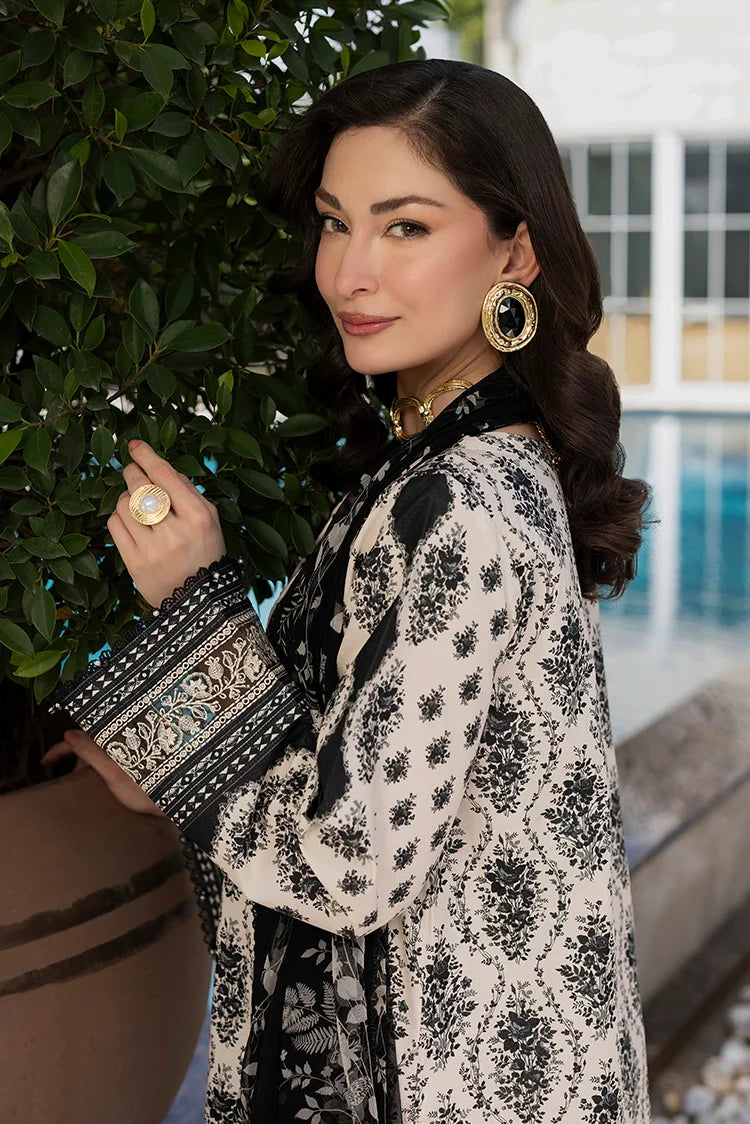 Picture of Ellena - 3-PC Unstitched Embroidered Lawn Suit - Available at Raja Sahib