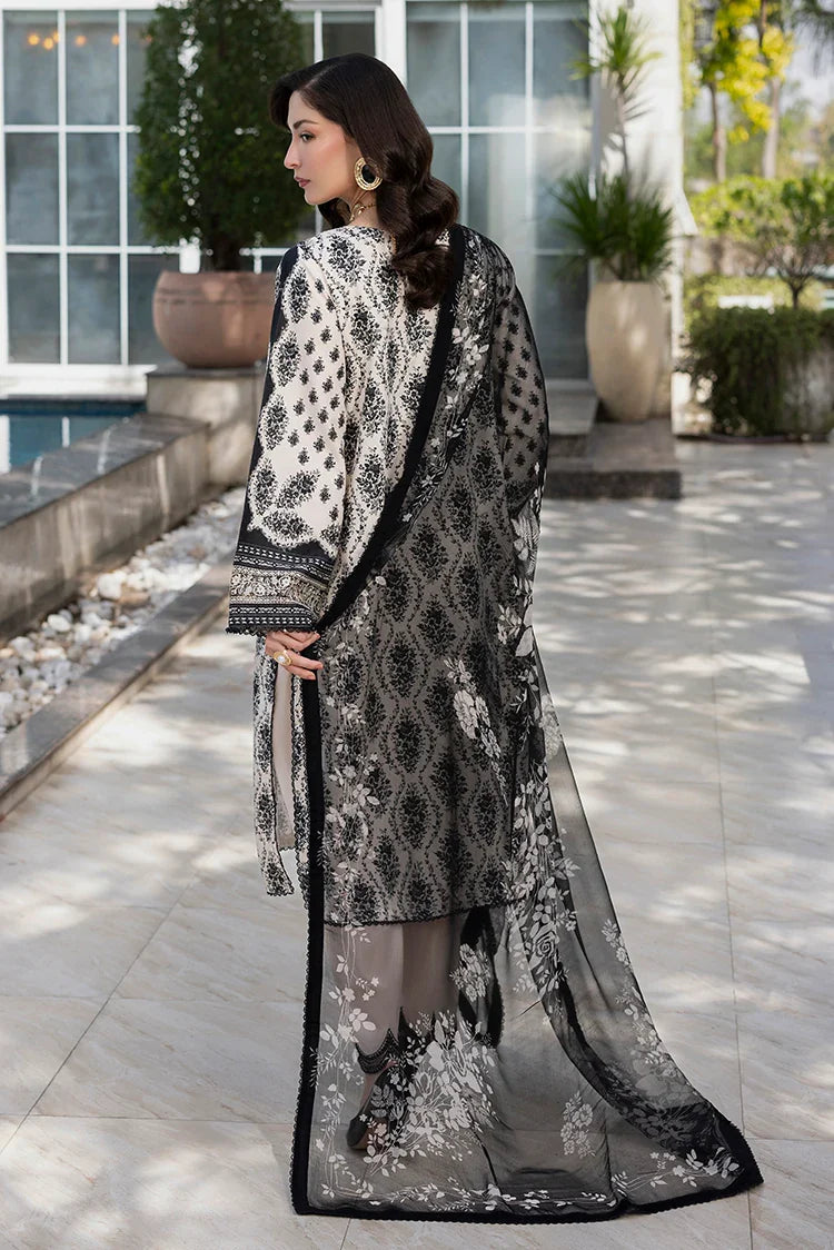 Picture of Ellena - 3-PC Unstitched Embroidered Lawn Suit - Available at Raja Sahib