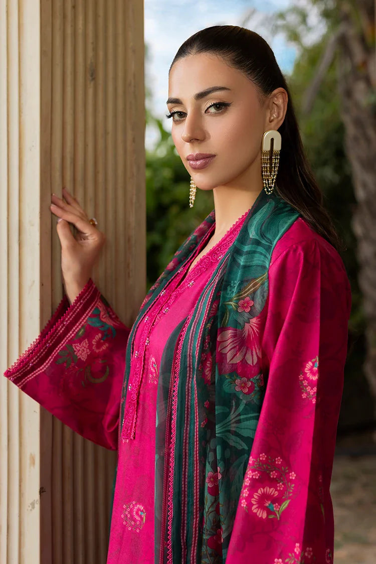 Picture of Ellena - 3-PC Unstitched Embroidered Lawn Suit - Available at Raja Sahib