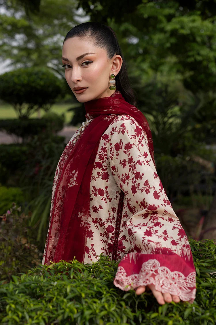 Picture of Ellena - 3-PC Unstitched Embroidered Lawn Suit - Available at Raja Sahib