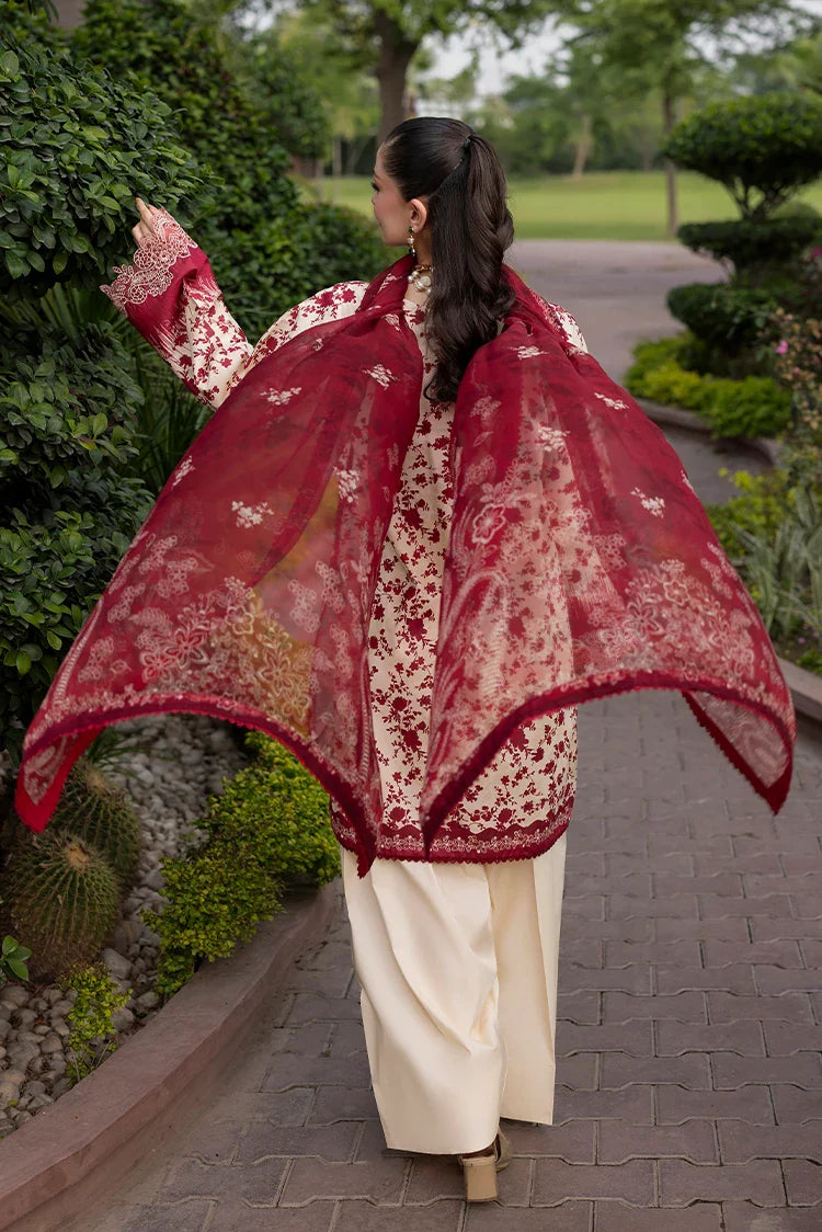 Picture of Ellena - 3-PC Unstitched Embroidered Lawn Suit - Available at Raja Sahib