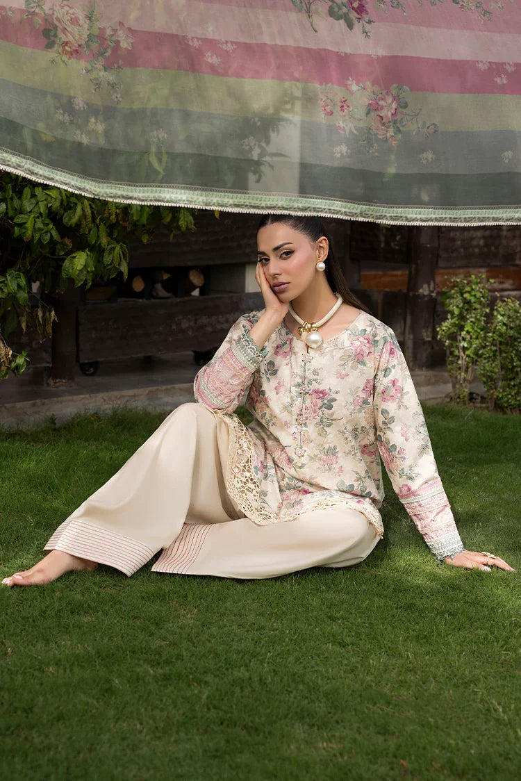 Picture of Ellena - 3-PC Unstitched Embroidered Lawn Suit - Available at Raja Sahib