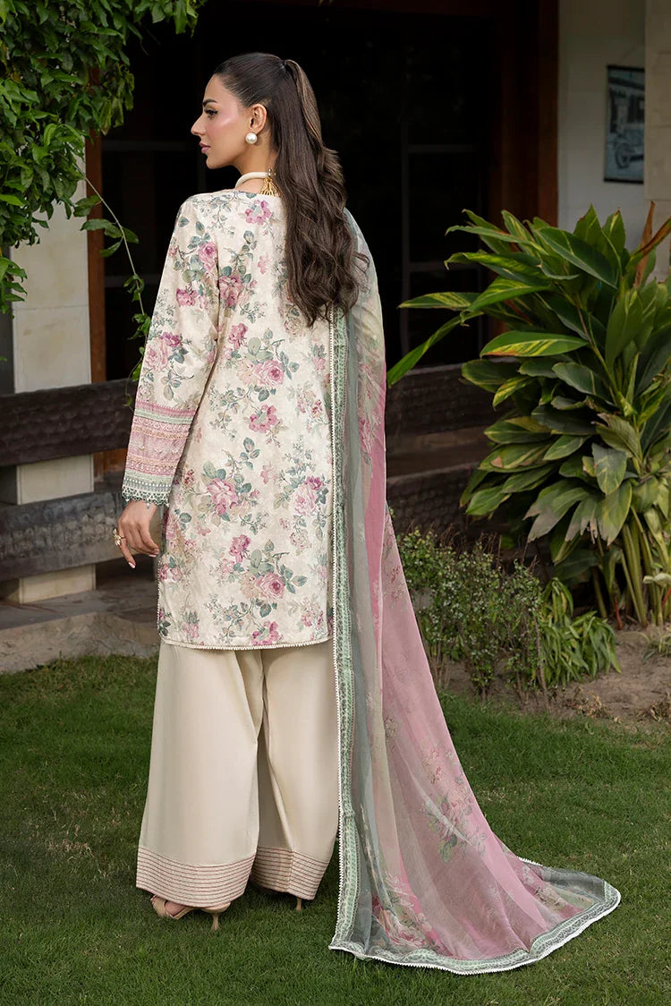 Picture of Ellena - 3-PC Unstitched Embroidered Lawn Suit - Available at Raja Sahib