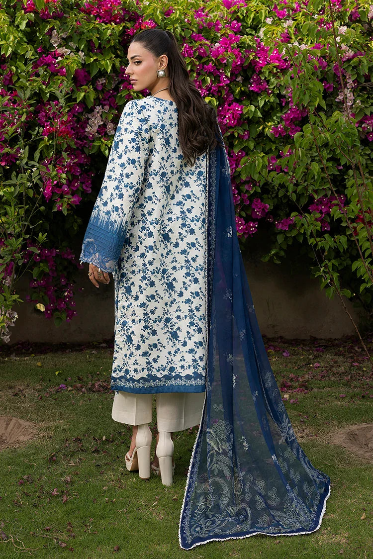 Picture of Ellena - 3-PC Unstitched Embroidered Lawn Suit - Available at Raja Sahib