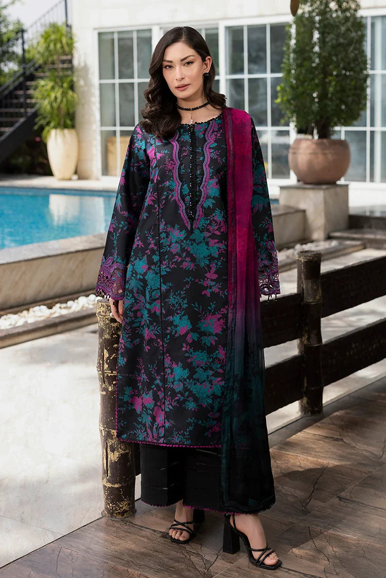 Picture of Ellena - 3-PC Unstitched Embroidered Lawn Suit - Available at Raja Sahib