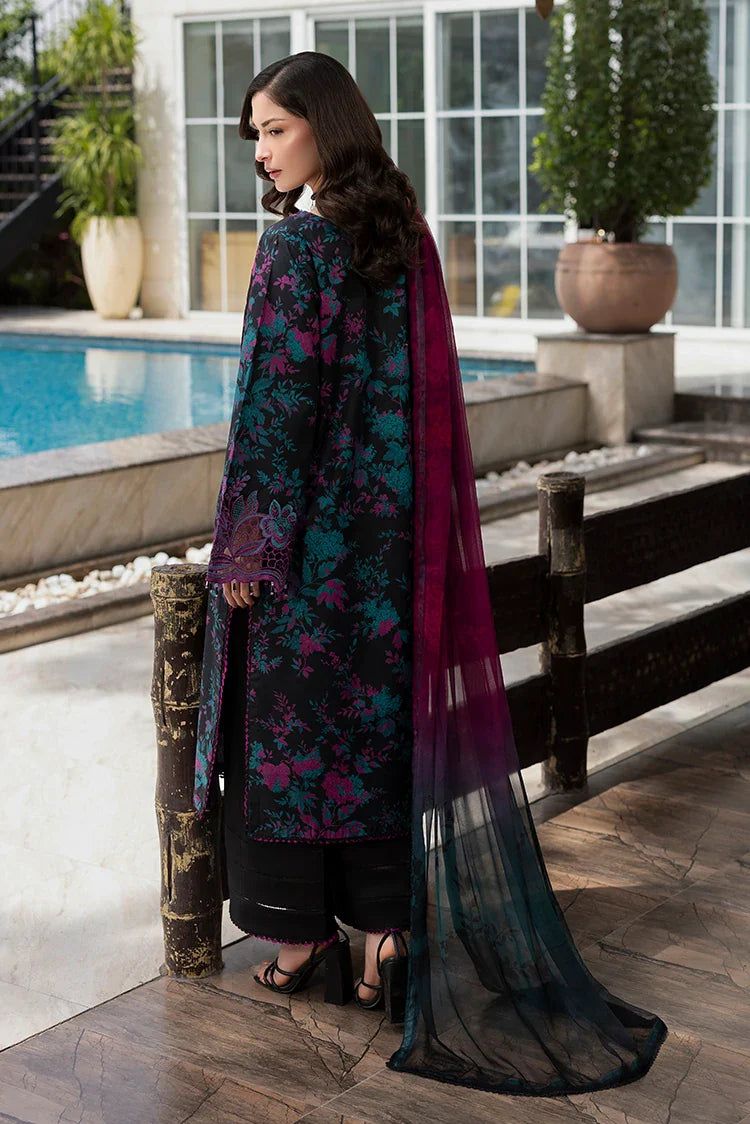 Picture of Ellena - 3-PC Unstitched Embroidered Lawn Suit - Available at Raja Sahib