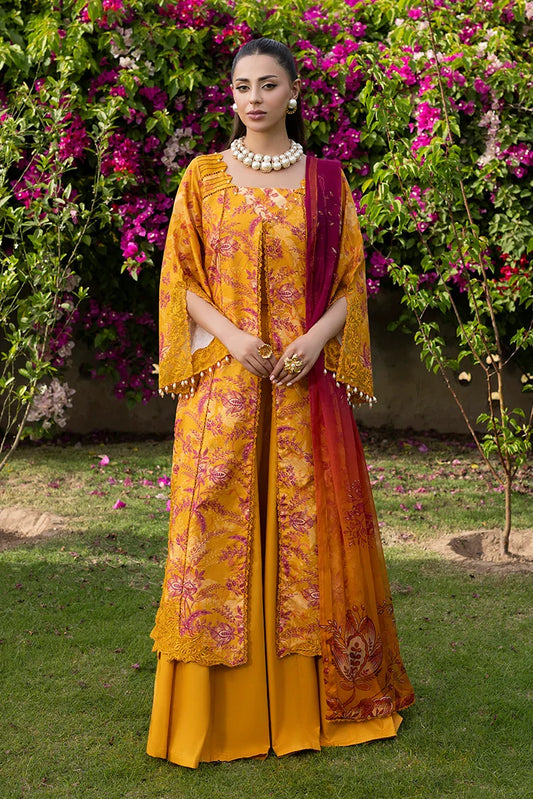 Picture of Ellena - 3-PC Unstitched Embroidered Lawn Suit - Available at Raja Sahib