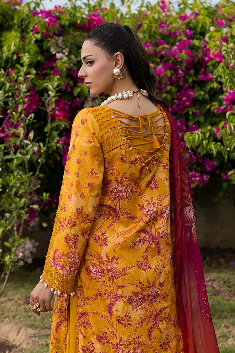 Picture of Ellena - 3-PC Unstitched Embroidered Lawn Suit - Available at Raja Sahib