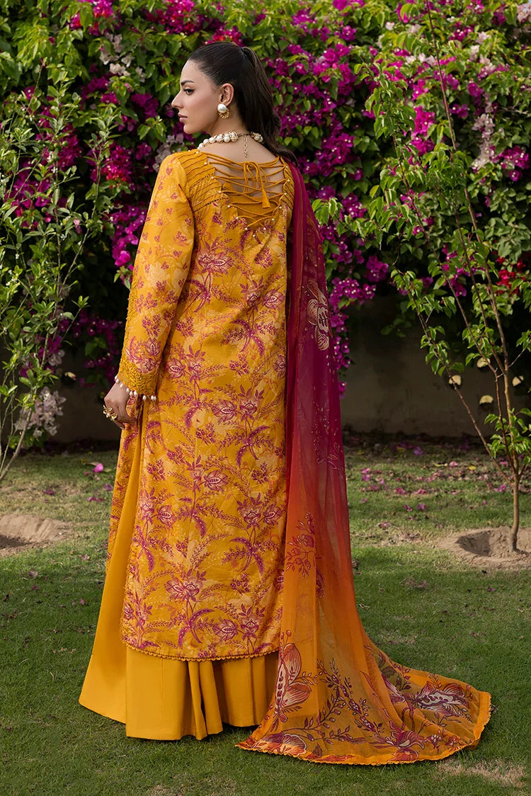Picture of Ellena - 3-PC Unstitched Embroidered Lawn Suit - Available at Raja Sahib