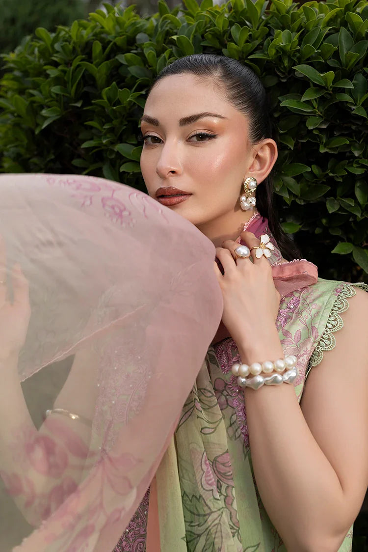 Picture of Ellena - 3-PC Unstitched Embroidered Lawn Suit - Available at Raja Sahib